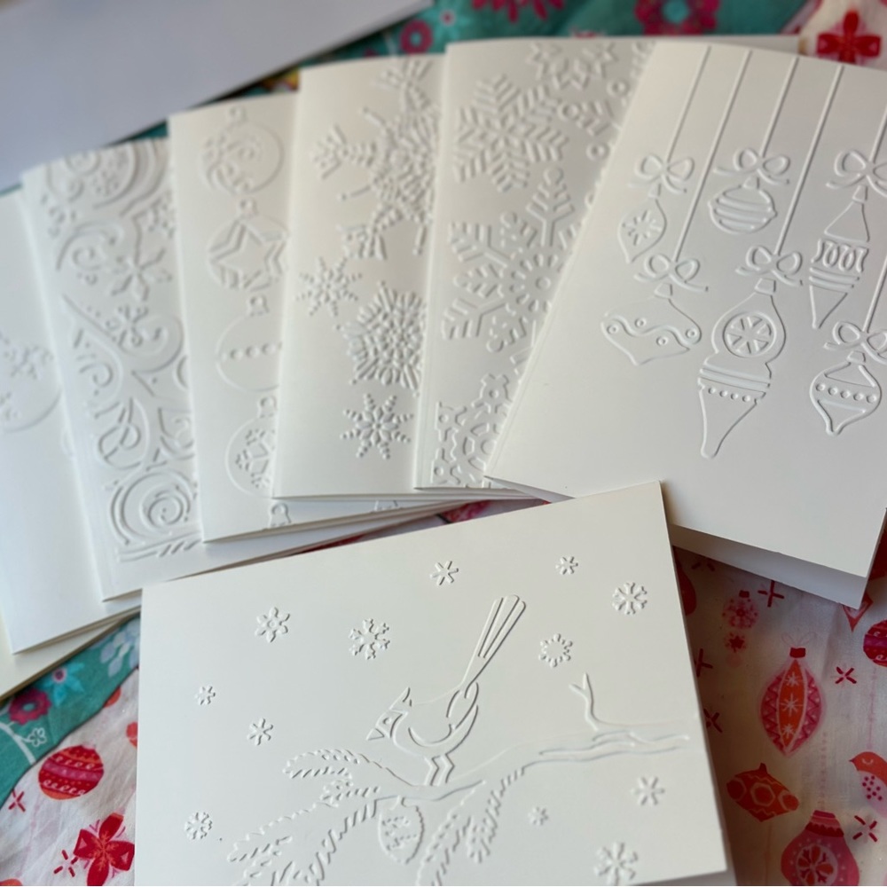 Embossed Holiday Cards - Picture 2 of 3